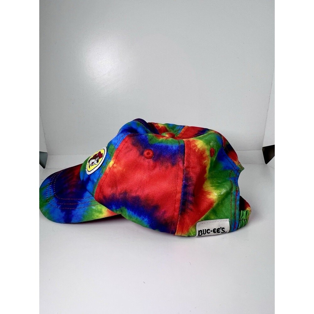 Buc-ee's Tie Dye Mesh Snapback Toddler Hat Cap With SPF, Peace-Love-Buccee - Picture 4 of 8